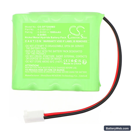Delfi PTS System 2000 Replacement Battery, 4.8V, 1800mAh, Ni-MH 3