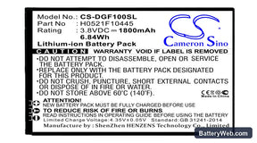 Doogee F1 Replacement Battery, 3.8V, 1800mAh, Li-ion 1