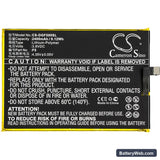 Doogee F5 Replacement Battery, 3.8V, 2400mAh, Li-Polymer 3