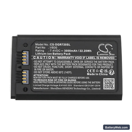 GODOX V1 Pro Replacement Battery, 7.4V, 3000mAh, Li-ion 5