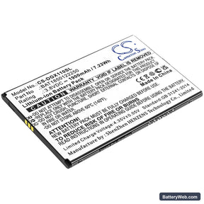 Doogee X11 Replacement Battery, 3.8V, 1900mAh, Li-ion 1