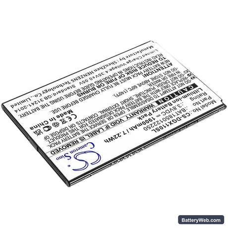 Doogee X11 Replacement Battery, 3.8V, 1900mAh, Li-ion 2