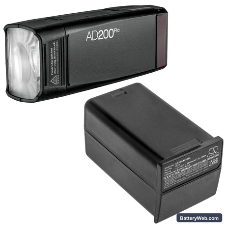 GODOX AD200 Replacement Battery, 14.4V, 2900mAh, Li-ion 6