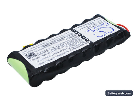 Datex Ohmeda Pulse Oximeter Biox 3770 Replacement Battery, 9.6V, 2500mAh, Ni-MH 2