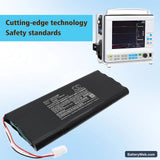 GE AS3 Monitor Compact Option Replacement Battery, 24V, 2500mAh, Ni-MH 6