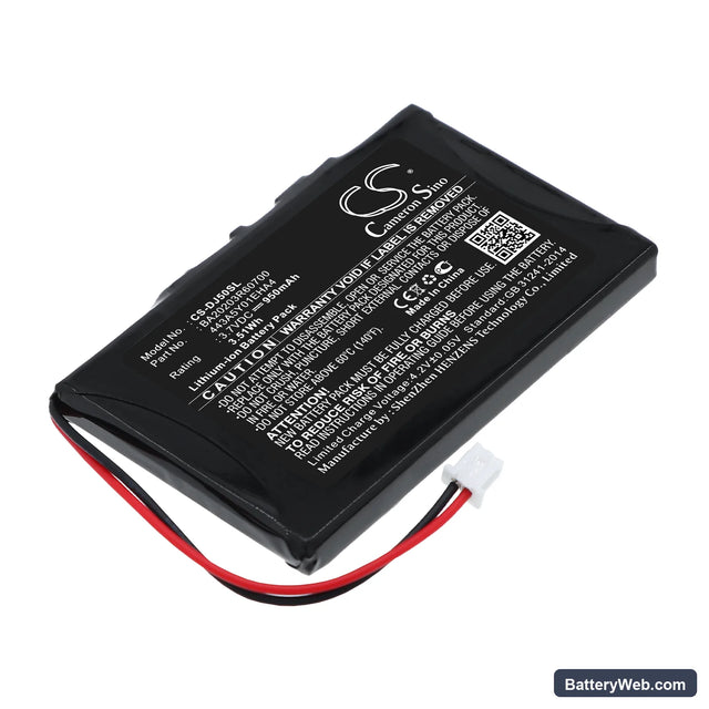 Dell Jukebox DJ 5GB Replacement Battery, 3.7V, 950mAh, Li-ion 1