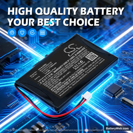 Dell Jukebox DJ 5GB Replacement Battery, 3.7V, 950mAh, Li-ion 7