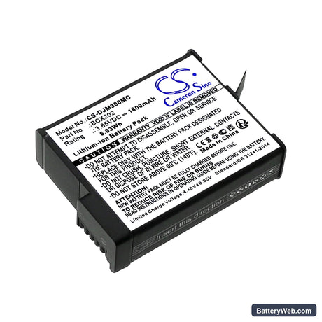 DJI Osmo Action 3 Replacement Battery, 3.85V, 1800mAh, Li-ion 1