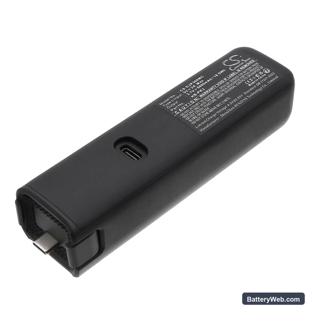 DJI Osmo Pocket 3 Battery Handle Replacement Battery, 3.7V, 5000mAh, Li-ion 1