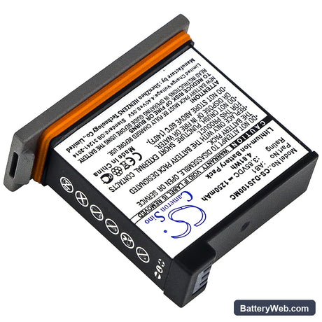 DJI Osmo Action Replacement Battery, 3.85V, 1250mAh, Li-ion 2