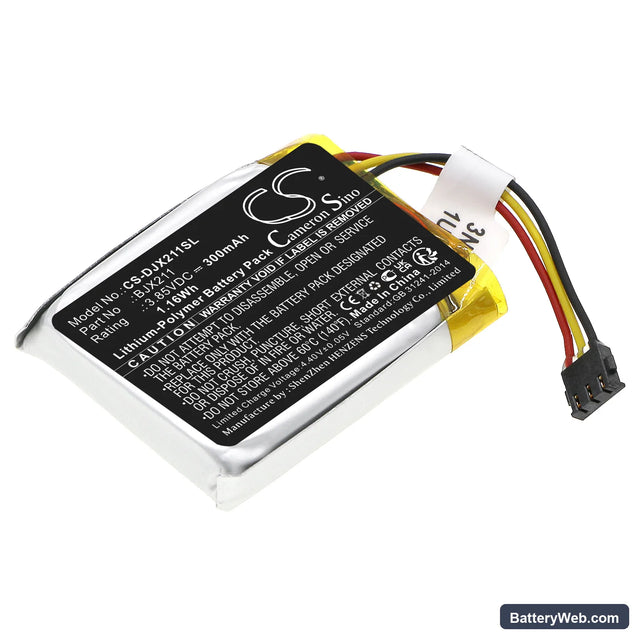DJI MIC Replacement Battery, 3.85V, 300mAh, Li-Polymer 1
