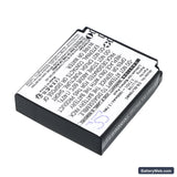 Pentax Optio X90 Replacement Battery, 3.7V, 1000mAh, Li-ion 2
