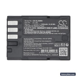 Pentax K-7 Replacement Battery, 7.4V, 1250mAh, Li-ion 5