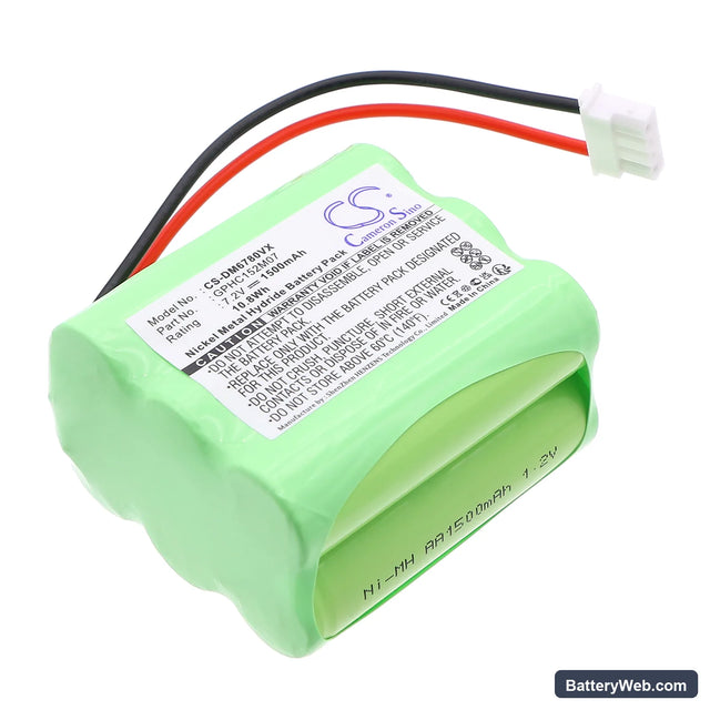 Dirt Devil EVO M678 Replacement Battery, 7.2V, 1500mAh, Ni-MH 1