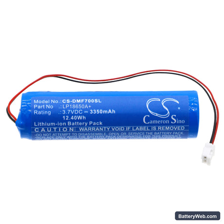Drager MSI FG7000 Replacement Battery, 3.7V, 3350mAh, Li-ion 3