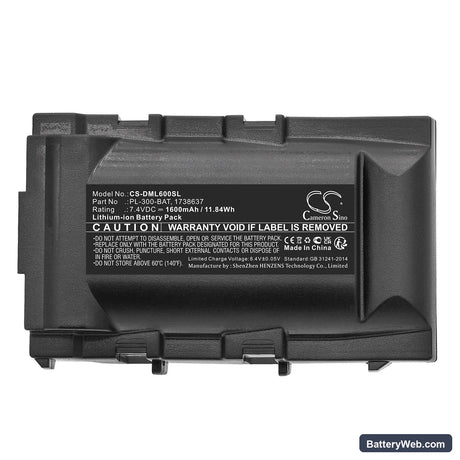 DYMO Rhino 6000 Replacement Battery, 7.4V, 1600mAh, Li-ion 5