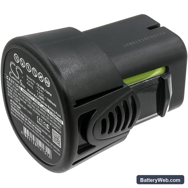 Dreme 7300-N/8 Replacement Battery, 4.8V, 1500mAh, Ni-MH 1