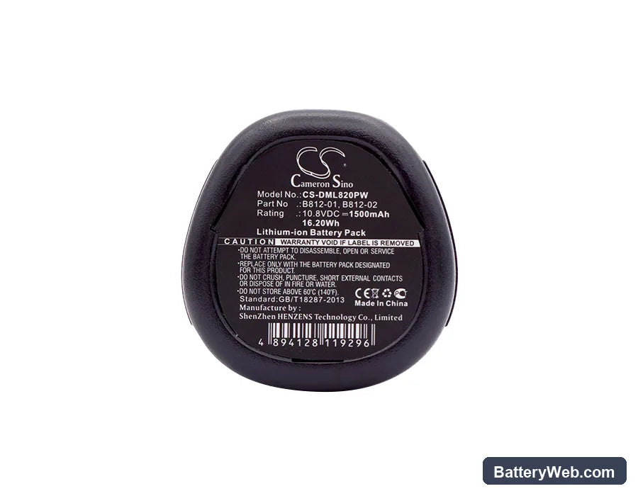 Wurth Master 10.8 Replacement Battery, 10.8V, 1500mAh, Li-ion 5