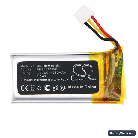 Divoom Fairy-OK  ( For MIC ) Replacement Battery, 3.7V, 350mAh, Li-Polymer 3