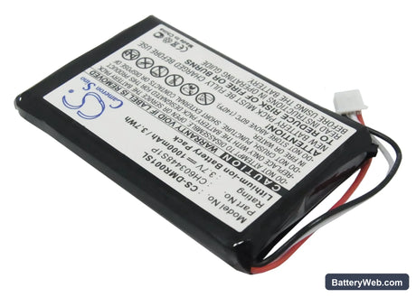 ESPN DMR-1 Replacement Battery, 3.7V, 1000mAh, Li-ion 2