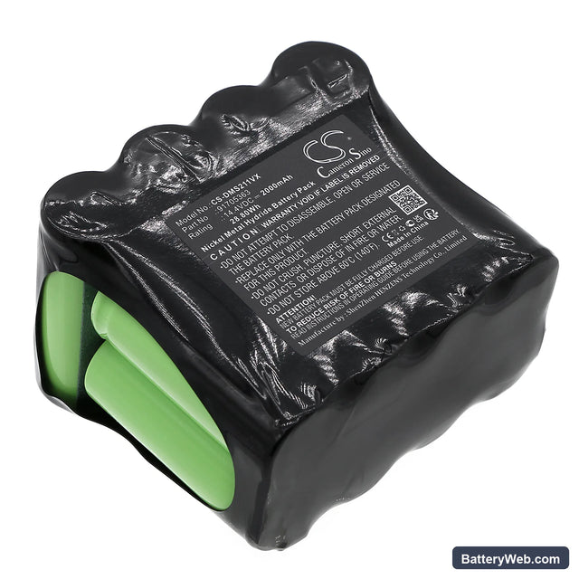 Domo DO211S Replacement Battery, 14.4V, 2000mAh, Ni-MH 1