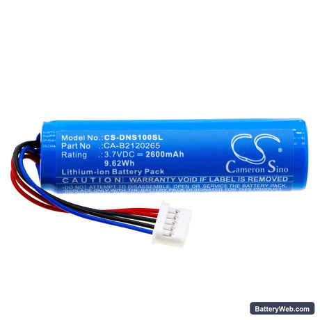 Denon Envaya Mini Replacement Battery, 3.7V, 2600mAh, Li-ion 3