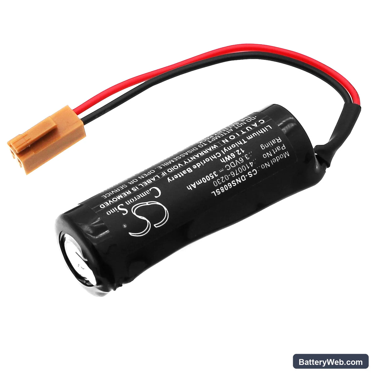 Denso VS-6556GM Replacement Battery, 3.6V, 3500mAh, Li-SOCl2 2