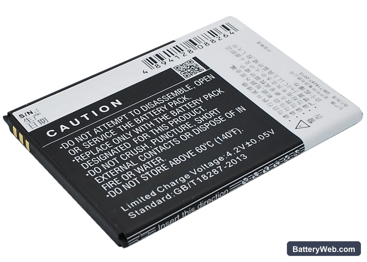 DOOV D710 Replacement Battery, 3.7V, 1500mAh, Li-ion 3
