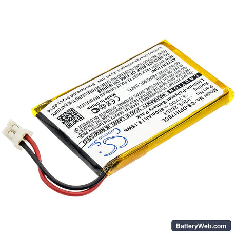 Marmitek DoorPhone 170 Replacement Battery, 3.7V, 850mAh, Li-Polymer 2