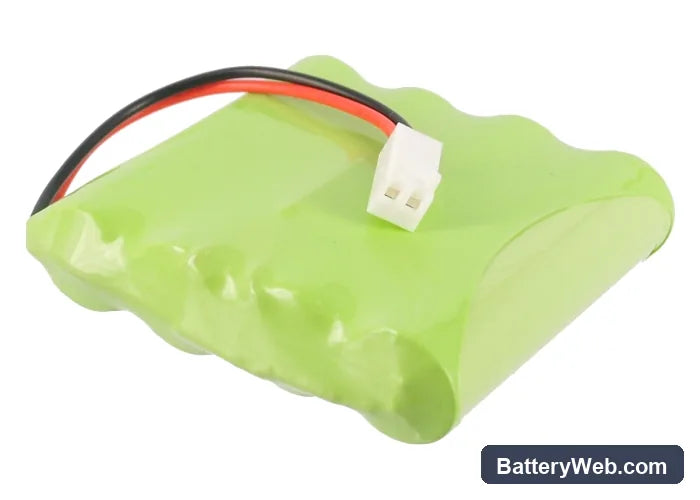 Delfi 9-2100 Portable Tourniquet Systems Replacement Battery, 4.8V, 2000mAh, Ni-MH 3