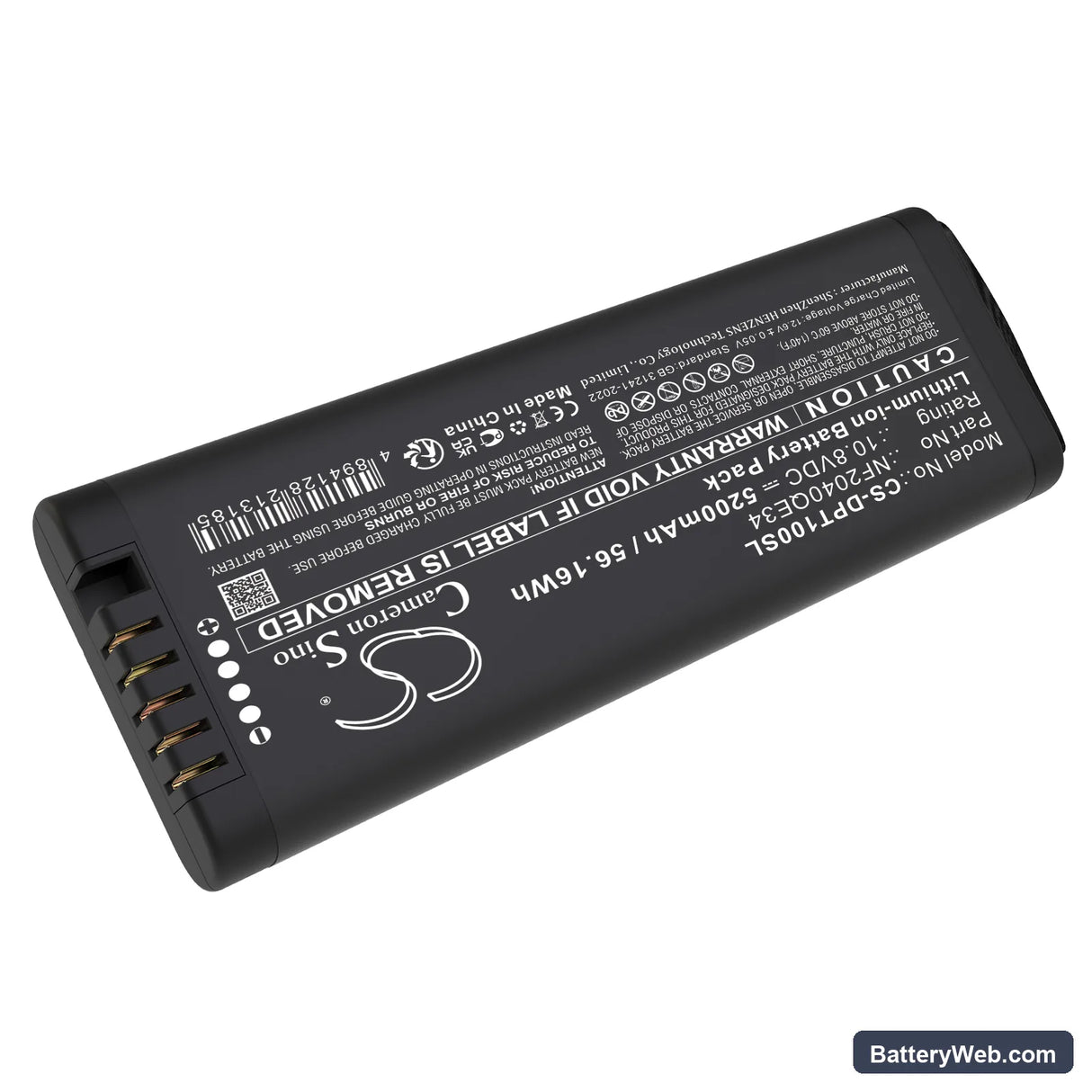 Keysight U1610A Replacement Battery, 10.8V, 5200mAh, Li-ion 4