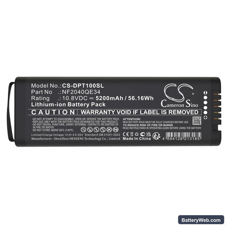 Keysight U1610A Replacement Battery, 10.8V, 5200mAh, Li-ion 5