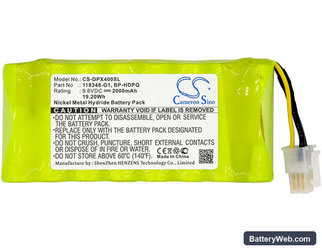 Gossen Metrawatt MAVOWATT 230 Replacement Battery, 9.6V, 2000mAh, Ni-MH 3