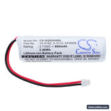 Datalogic QS6500BT Replacement Battery, 3.7V, 800mAh, Li-ion 3