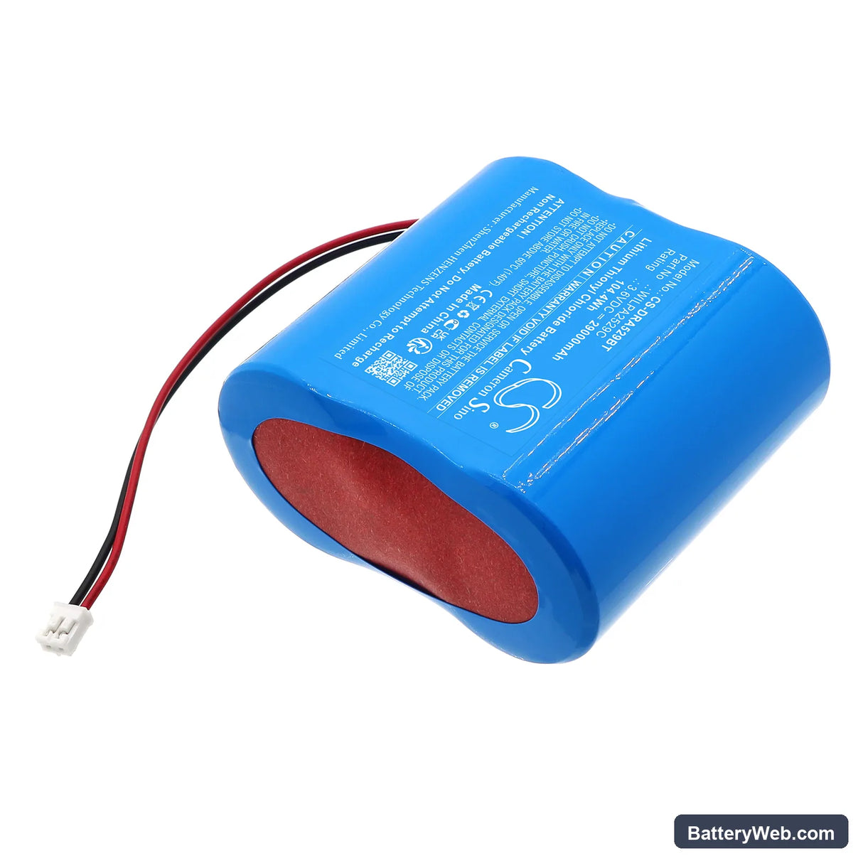Delta Dore 6416222 Replacement Battery, 3.6V, 29000mAh, Li-SOCl2 2