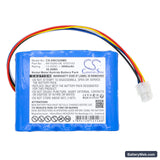 Drager Carina NIV Ventilator Replacement Battery, 12V, 3000mAh, Ni-MH 3