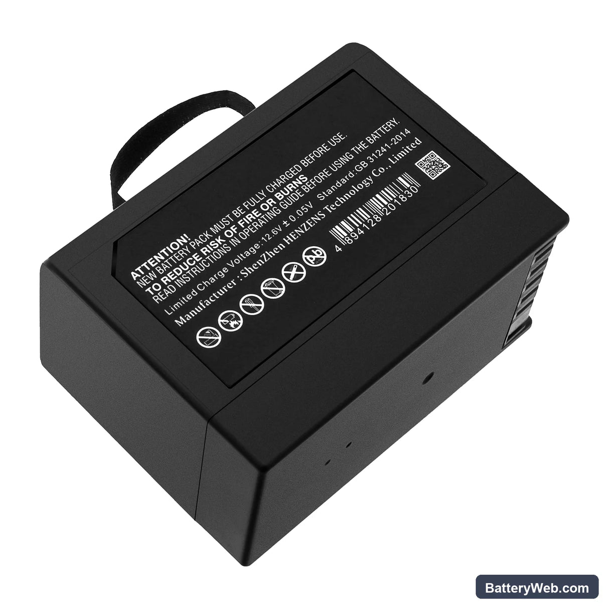 Drager Oxylog VE300 Replacement Battery, 11.1V, 5600mAh, Li-ion 3