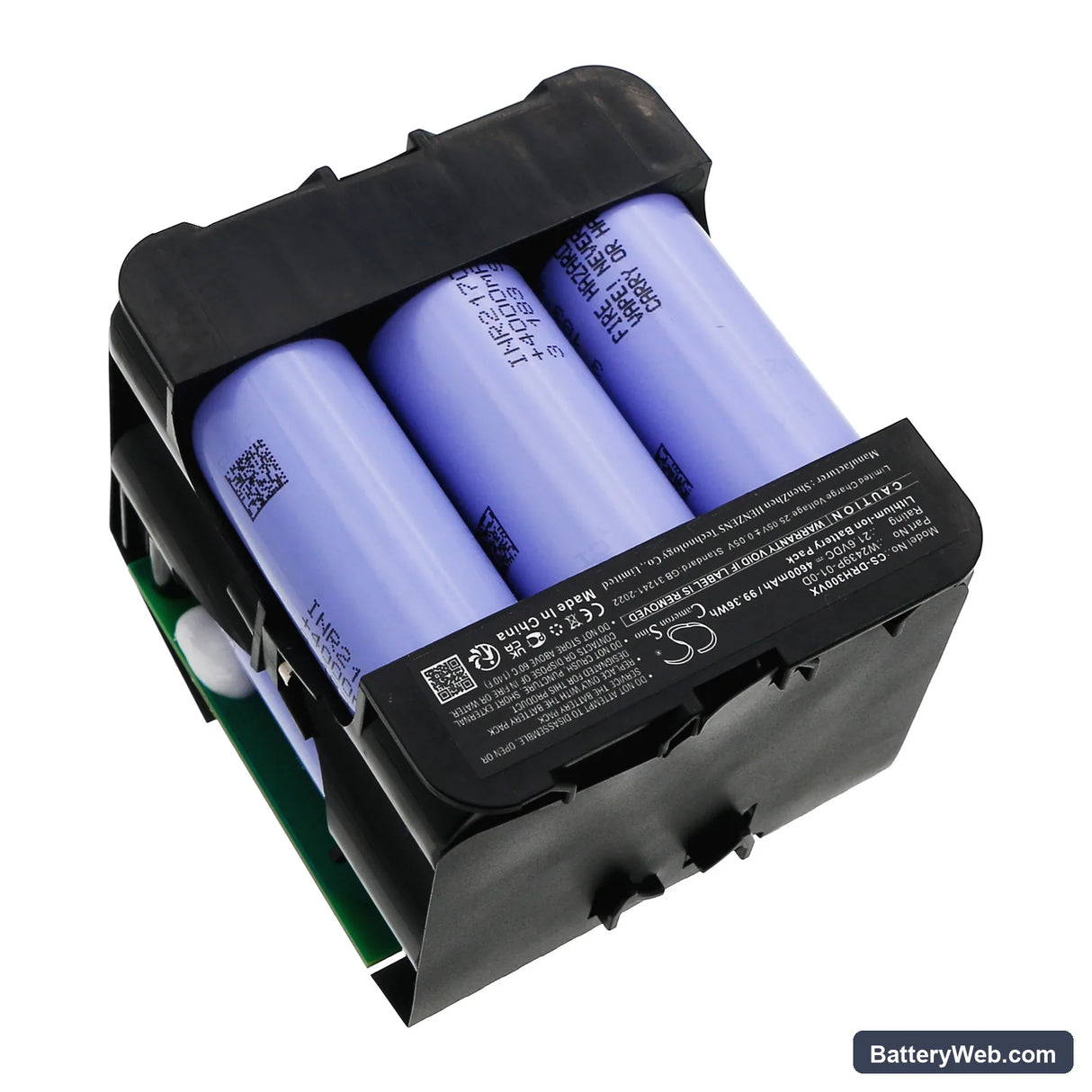 Dreame H30 ULTRA Replacement Battery, 21.6V, 4600mAh, Li-ion 2