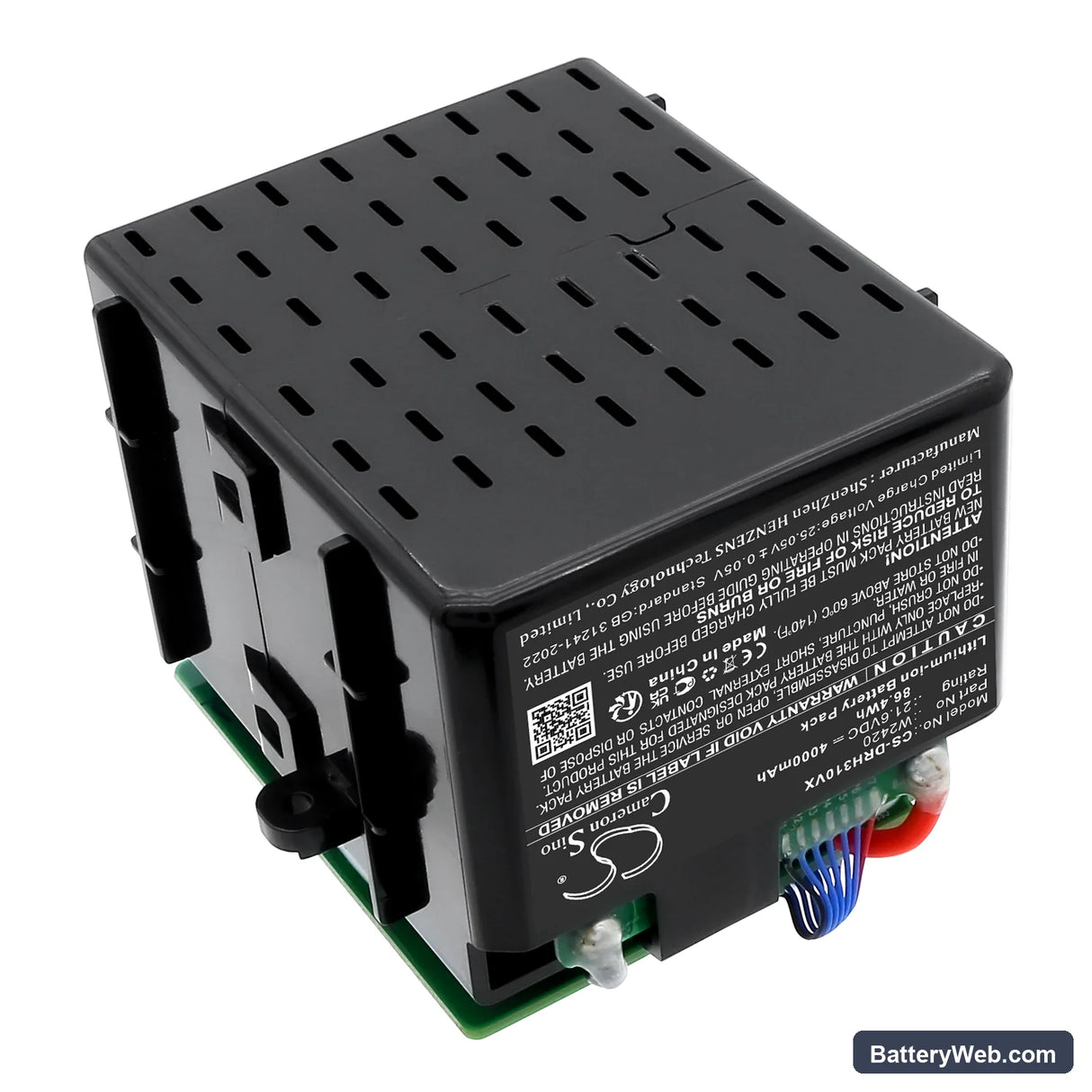 Dreame H30 Replacement Battery, 21.6V, 4000mAh, Li-ion 3