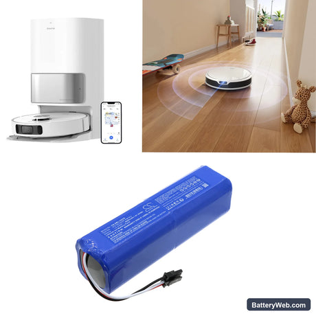 Dreame Mova S10 Plus Replacement Battery, 14.4V, 6800mAh, Li-ion 6