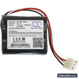 Kaba Ilco 700 Replacement Battery, 9V, 2700mAh, Alkaline 3