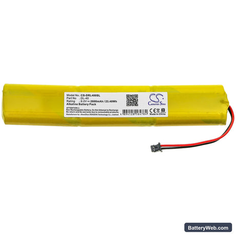 Best Access Systems 35HW Replacement Battery, 9V, 2600mAh, Alkaline 3
