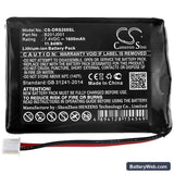 Deviser DS2000 Replacement Battery, 7.4V, 1600mAh, Li-ion 3