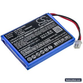 Deviser S30 Replacement Battery, 7.4V, 1800mAh, Li-Polymer 1
