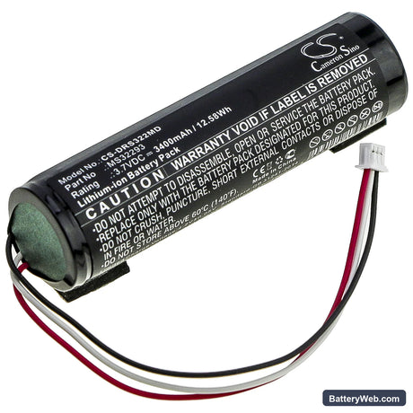 Drager TOFscan Monitor Replacement Battery, 3.7V, 3400mAh, Li-ion 1