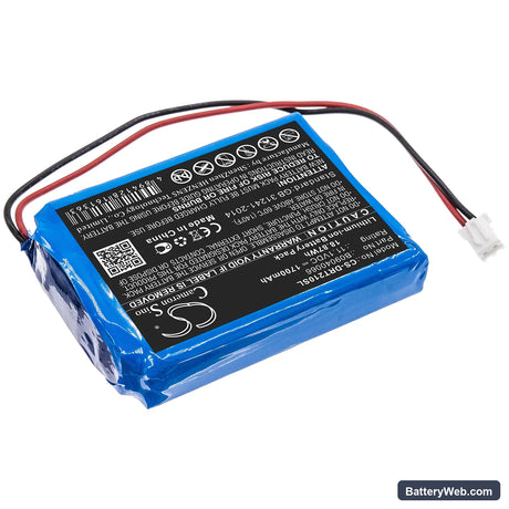Deviser DS2100A Replacement Battery, 11.1V, 1700mAh, Li-ion 2