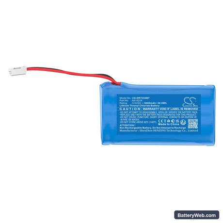 Delta Dore BILENS Replacement Battery, 3.6V, 8000mAh, Li-SOCl2 3
