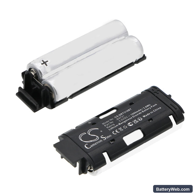 Daitem SH274AX Replacement Battery, 3V, 1000mAh, Li-MnO2 1