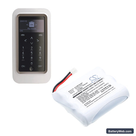Delta Dore BP CLT 8000 Tyxal+ Replacement Battery, 3.6V, 7200mAh, Li-SOCl2 6