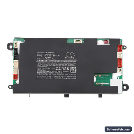 Dreame Mova 2.0 Replacement Battery, 25.9V, 2500mAh, Li-ion 5
